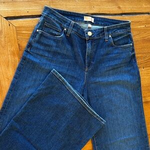 Kut from the Kloth Dark Blue Jeans “Margo” wide led, 34” inseam